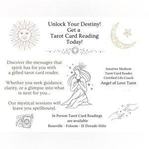 ** Personalized 5-Minute Tarot Reading - Guided Spiritual Insights **